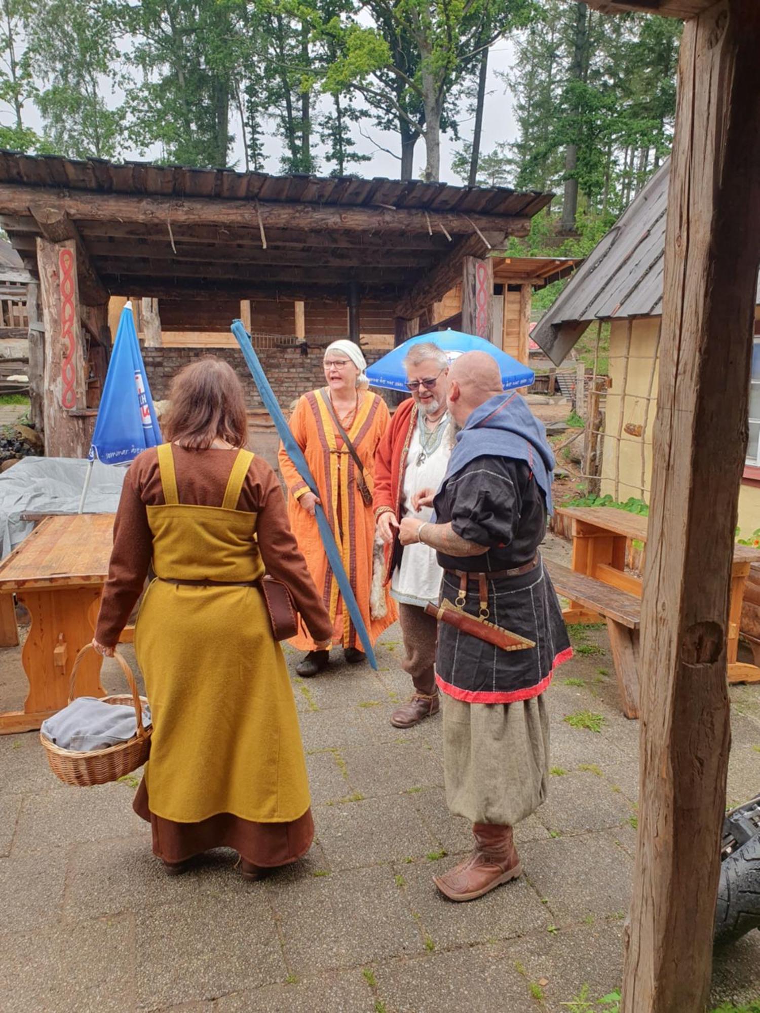 Vittfarnas Vikingaby Villa Sosdala Bagian luar foto