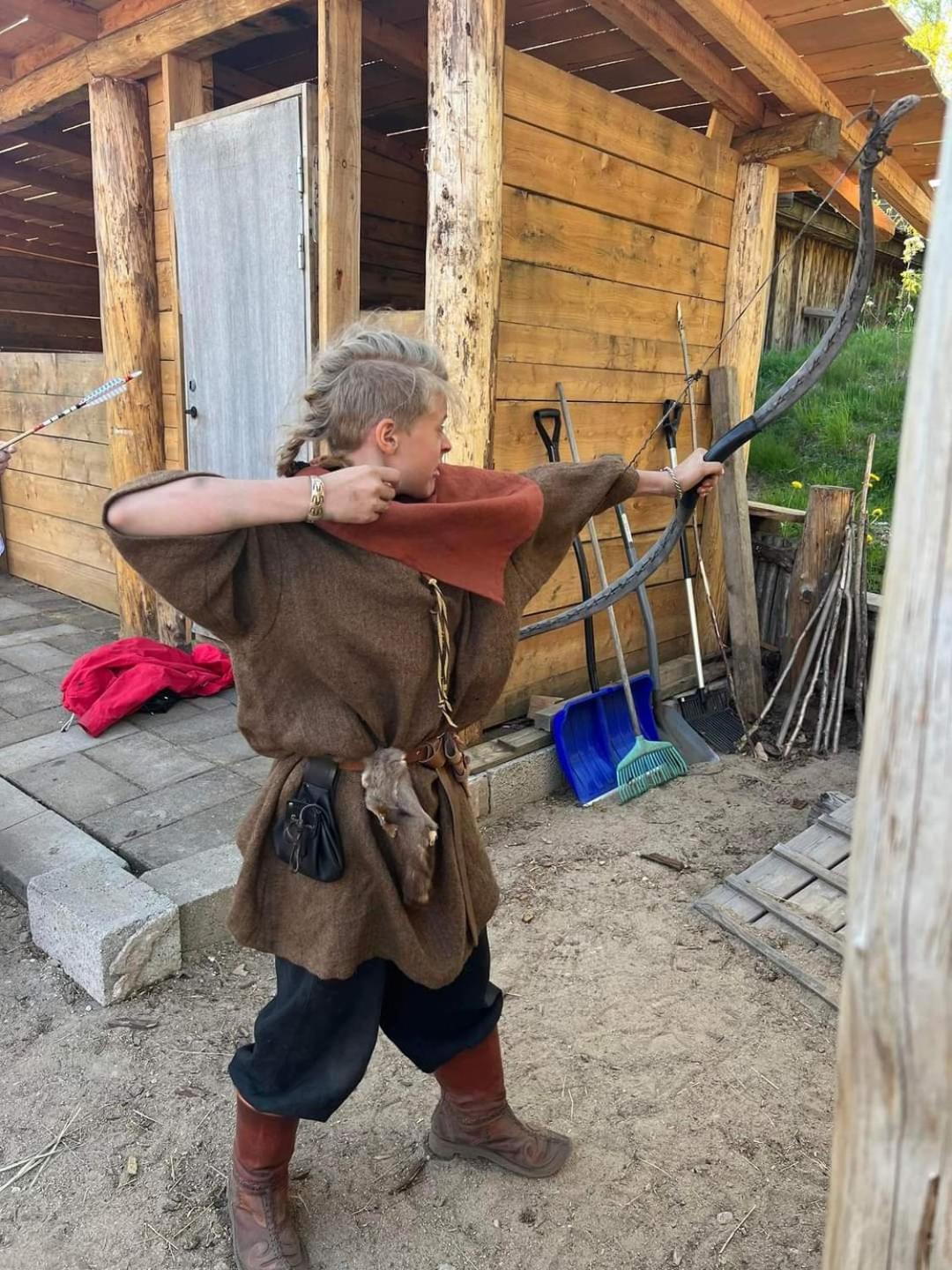Vittfarnas Vikingaby Villa Sosdala Bagian luar foto