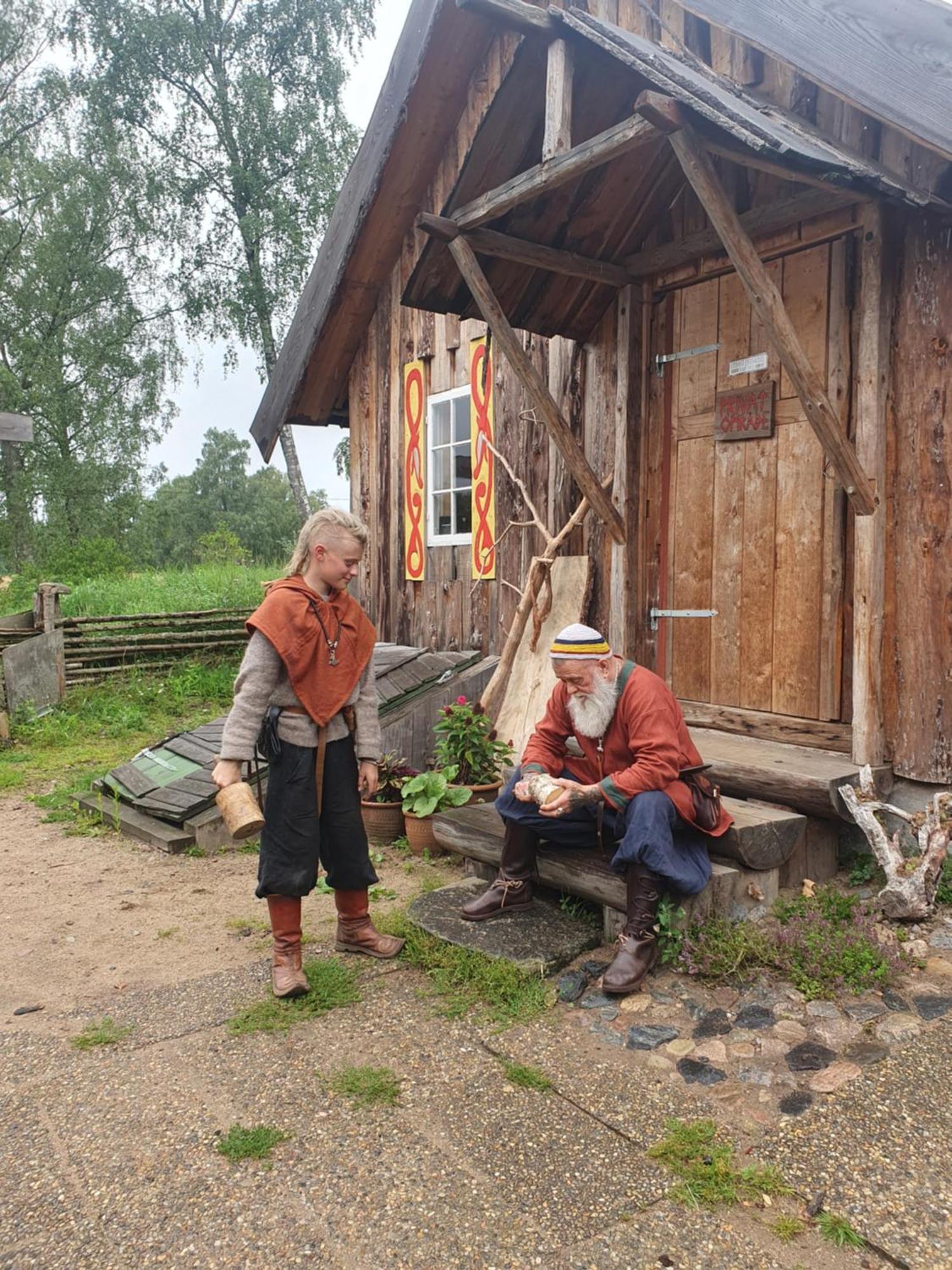 Vittfarnas Vikingaby Villa Sosdala Bagian luar foto