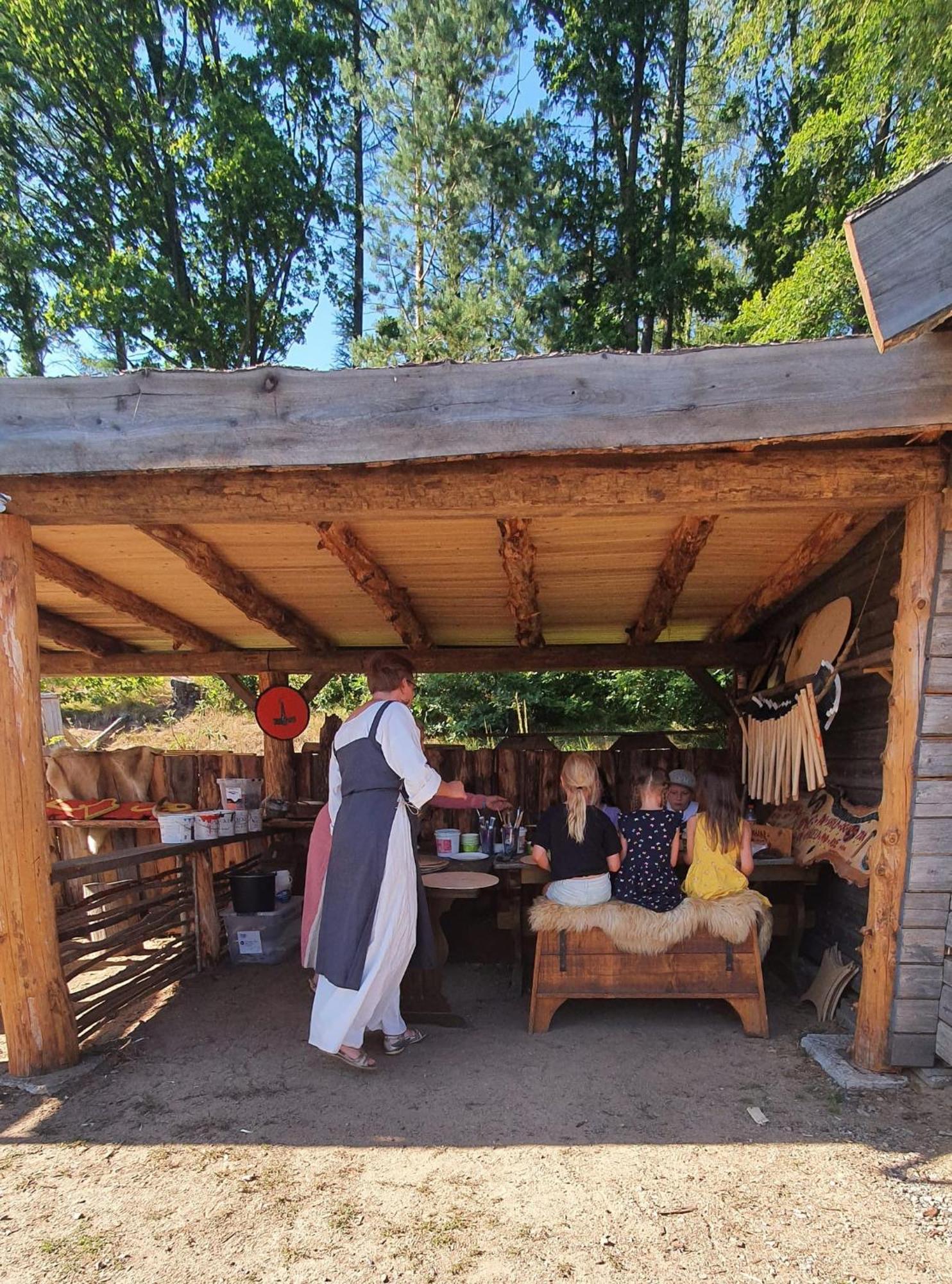 Vittfarnas Vikingaby Villa Sosdala Bagian luar foto