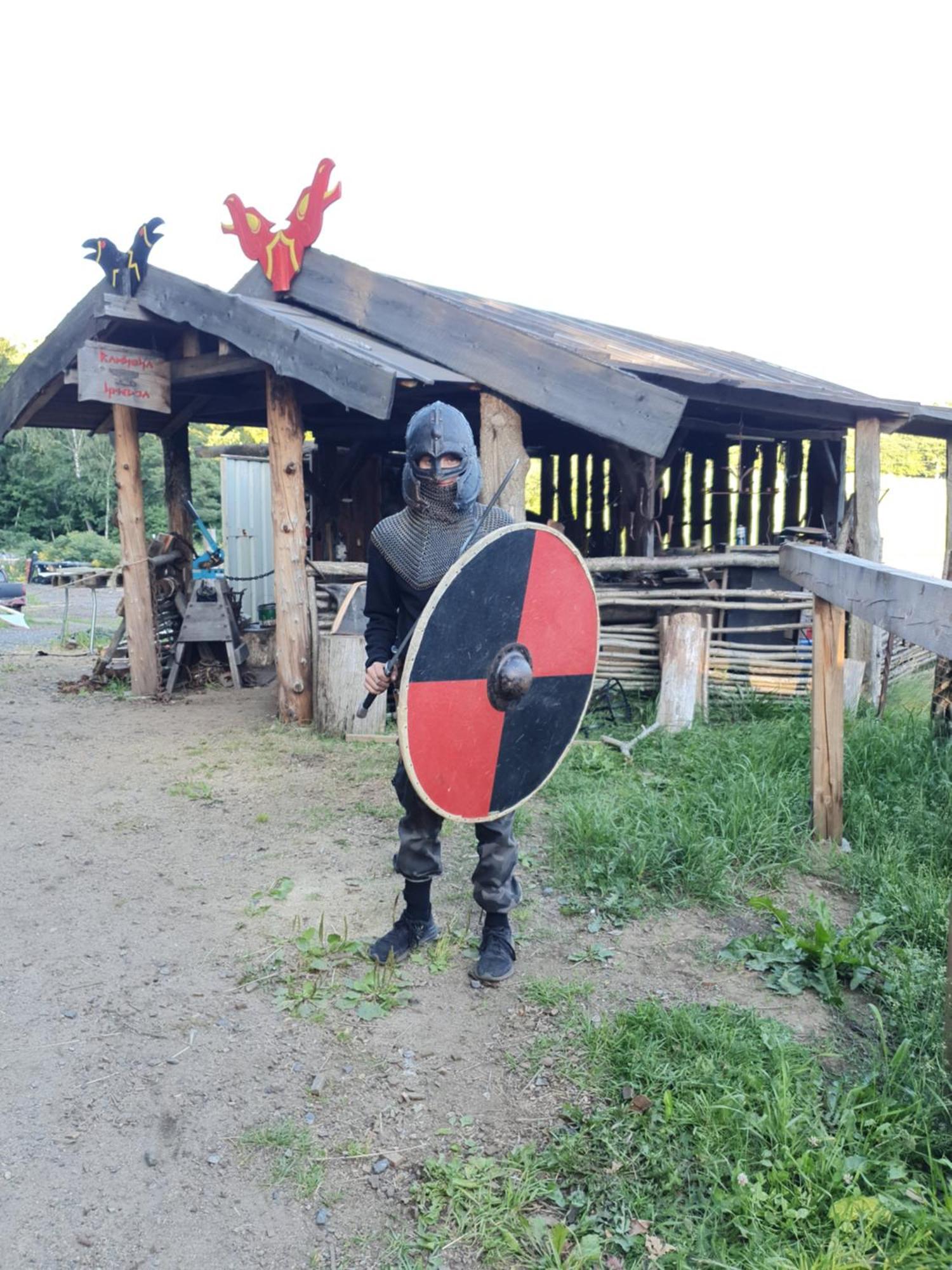 Vittfarnas Vikingaby Villa Sosdala Bagian luar foto